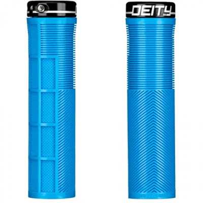 Deity Knuckleduster Grips Blue