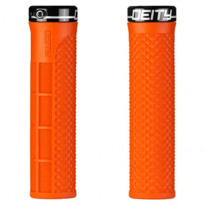 Deity Lockjaw Grips Orange