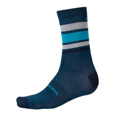 Endura BaaBaa Merino Stripe Socks Blueberry