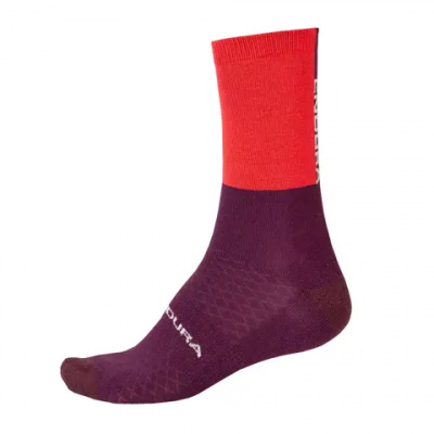 Endura BaaBaa Merino Winter Sock Pomegranate