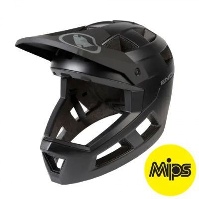 Endura SingleTrack Mips Full Face Mountain Bike Helmet Black