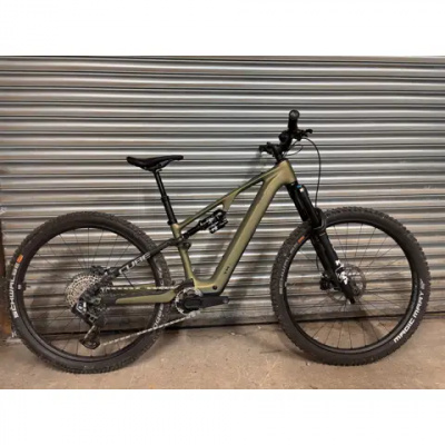Ex Demo Cube Ams Hybrid One44 C:68X TM 400X Small Electric Bike 2026 Reedgreen/Matrix