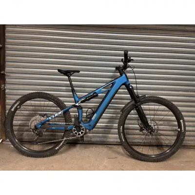 Ex Demo Cube Stereo Hybrid 144 HPC SLX 800 Large Electric Bike 2026 Nebula/White