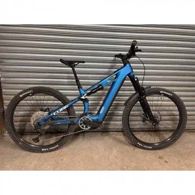 Ex Demo Cube Stereo Hybrid One44 HPC SLX 800 Small Electric Bike 2026 Nebula/White