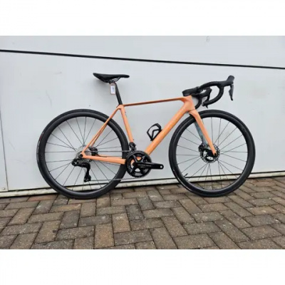 Ex Demo Orbea Orca M10i Ltd PWR 49cm Road Bike 2024 Orange/Blue