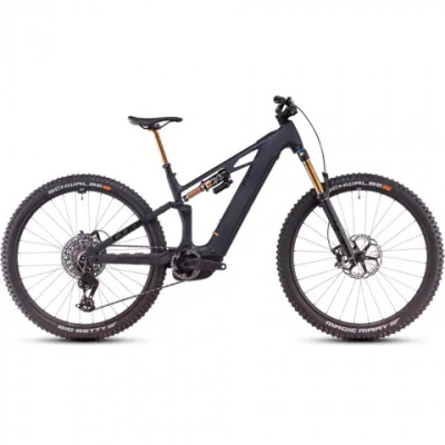 Ex Display Cube Stereo Hybrid One44 Action Team 800 Large Electric Bike 2025 Carbon/Gold