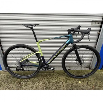 Ex Display Mondraker Dusty R Large Electric Bike 2025 Black/Lime/Teal