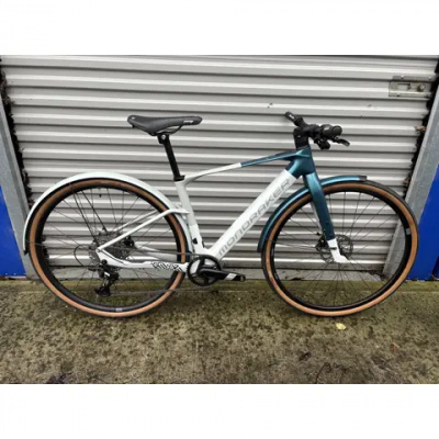 Ex Display Mondraker Dusty X Small Electric Bike 2025 White/Teal