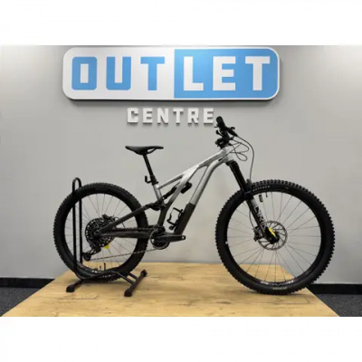 Ex Display Specialized Stumpjumper EVO Elite S2 Mountain Bike 2024 Gloss Silver Dust/Black Tint