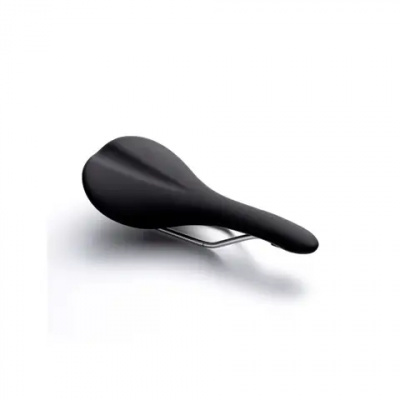Fabric Scoop Race Team Flat Saddle Titanium Rail 142mmx282mm Black