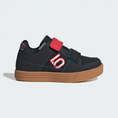 Five Ten FreeRider Kids MTB Shoes Core Black/Pure Ruby/Bright Blue