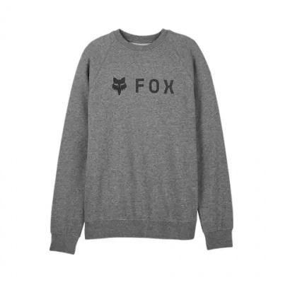 Fox Absolute Crew Fleece MTB Sweatshirt Heather Graphite Grey