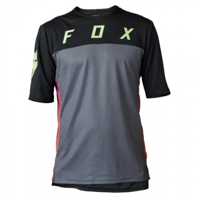 Fox Defend Cekt Short Sleeve Jersey L Black