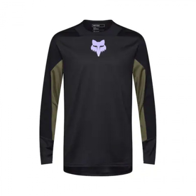 Fox Defend Park LS Jersey Black