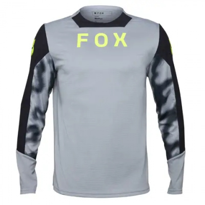 Fox Defend Taunt LS Jersey Steel Grey