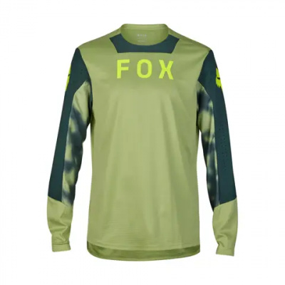 Fox Defend Taunt LS MTB Jersey Pale Green