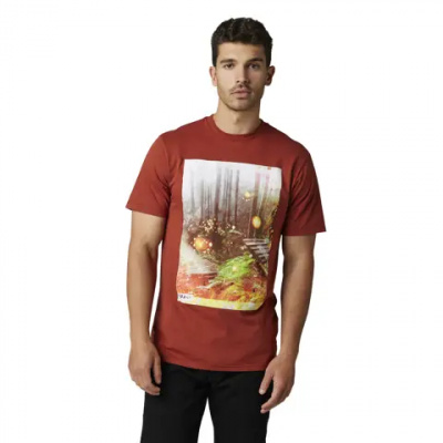 Fox Dilineation Premium SS Tee Shirt Copper