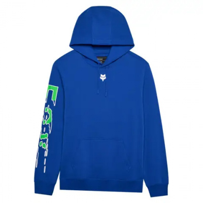 Fox Emotion Blast Pullover Fleece Hoodie Blue