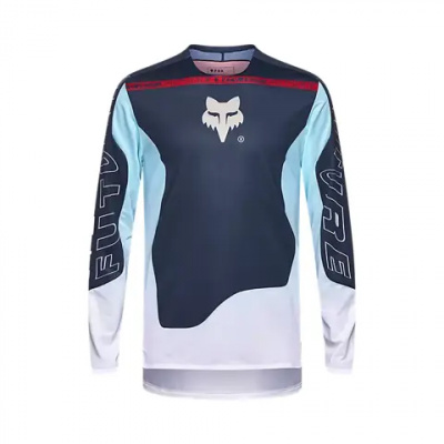 Fox Flexair Elevated Long Sleeve Jersey Midnight Blue