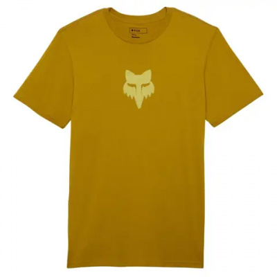 Fox Fox Head Premium Short Sleeve Tee Mustard
