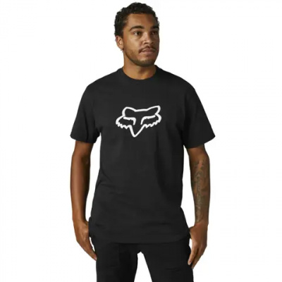 Fox Legacy Fox Head SS Tee Black/White