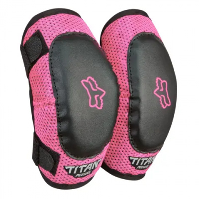 Fox Peewee Titan Elbow Guard Black/Pink