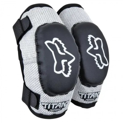 Fox Peewee Titan Youth Elbow Guard Black/Silver