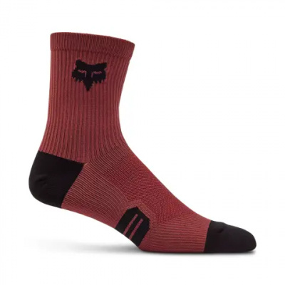 Fox Ranger 6in Sock Rust Brown