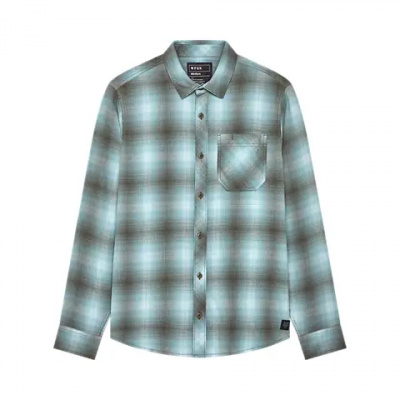 Fox Survival Fannel Shirt Vintage wash Blue