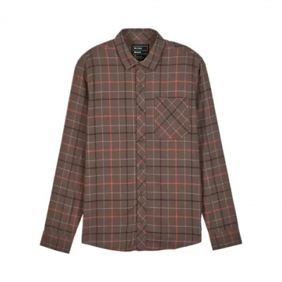 Fox Survivalist Stretch Flannel Shirt Dirt Brown