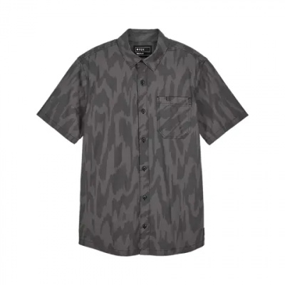 Fox Swarmer Woven Short Sleeve Shirt Black