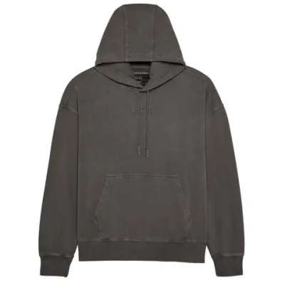 Fox Wordmark Oversized PO Fleece Hoodie Pewter
