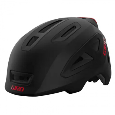 Giro Scamp II LED Kids Helmet Black Red