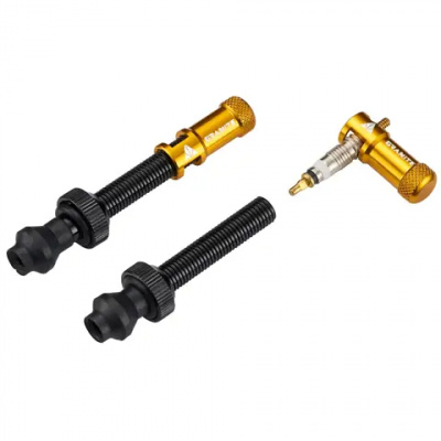 Granite Juicy Nipple Valve Cap and Removal Tool Inc. Valve Stem Gold