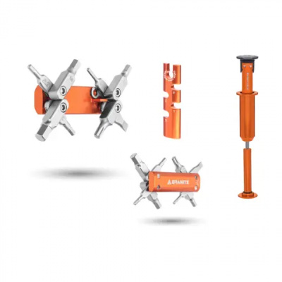 Granite STASH Steerer Tube Hidden Multi-Tool Orange