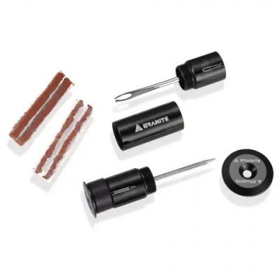 Granite STASH Tyre Plug Hidden Handlebar Kit Black