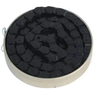 Gusset Slink Coloured Chain Black