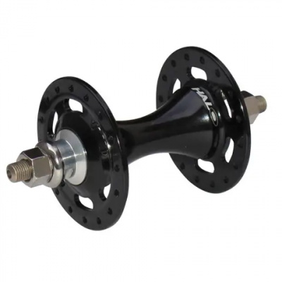 Halo Track Front Hub Black