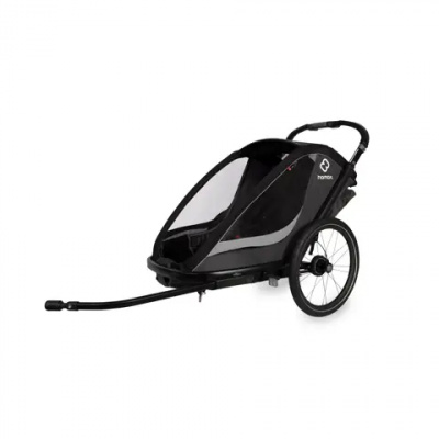 Hamax Cocoon Twin Child Bike Trailer Grey/ Black