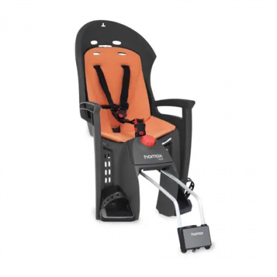 Hamax Siesta With Lockable Bracket Grey/ Orange