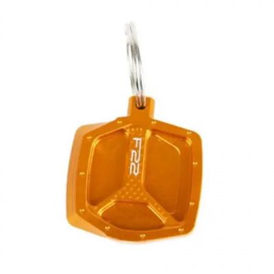 Hope F22 Pedal Keyring Orange