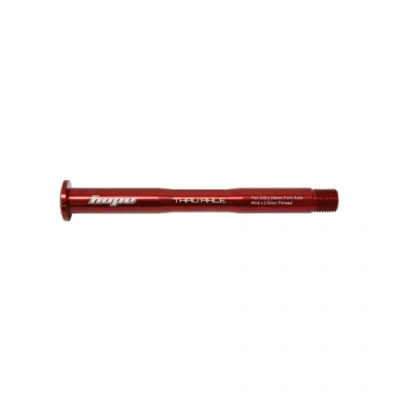 Hope Fox Front Thru Axle Red