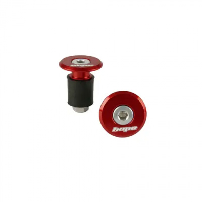 Hope Grip Doctor Bar Ends Pair -  Red