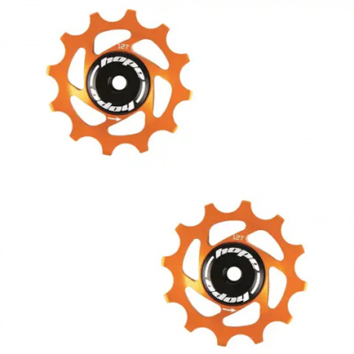 Hope Jockey Wheels Pair 12 Tooth Orange