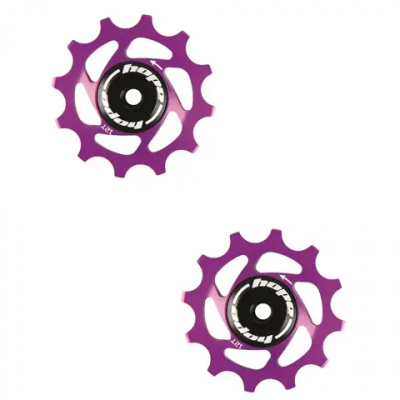 Hope Jockey Wheels Pair 12 Tooth Purple