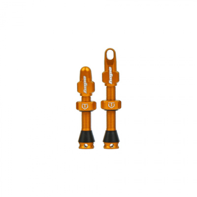 Hope Tubeless Valve Pair 40 and 60mm Orange