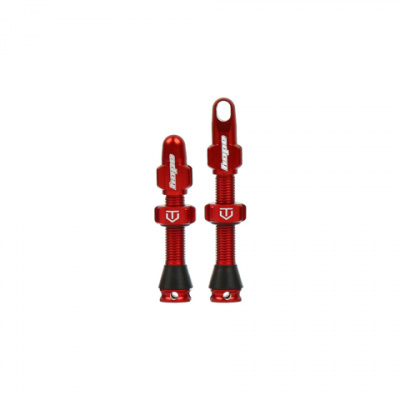 Hope Tubeless Valve Pair 40 and 60mm Red
