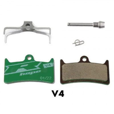 Hope V4 Disc Brake Pads - Racing Compound / Green - HBSP303G
