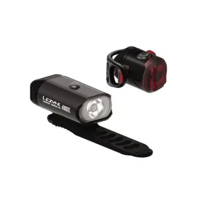Lezyne Mini Drive 400XL / Femto USB Drive Light Set Black/Black