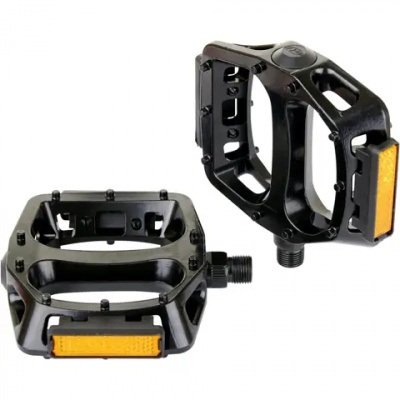 MPart Essential Alloy Platform Pedal with Moulded Pins in Black